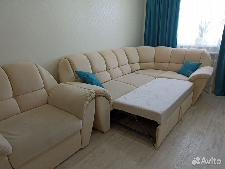 Большой угловой диван модульный бу