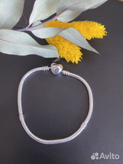 Pandora браслет серебро 19 см