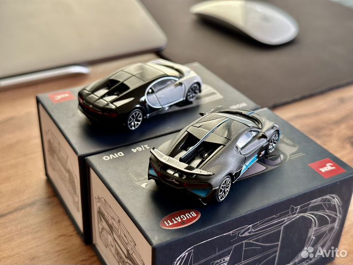 1:64 Bugatti Chiron, Divo, Centodieci