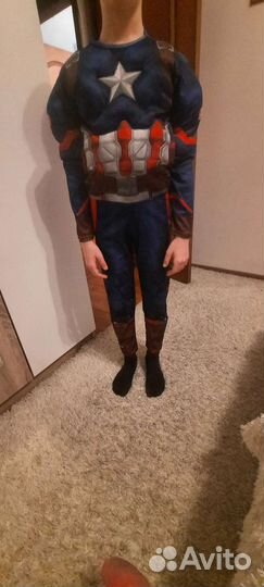 Карнавальный костюм для мальчика капитан Америка