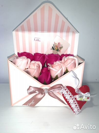 Мыльные розы букет композиция