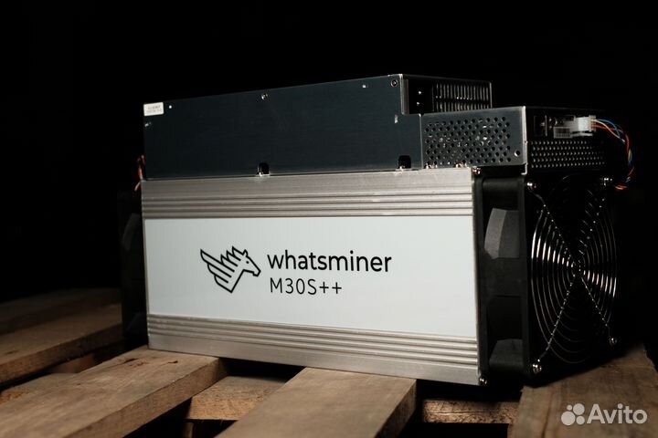 Майнер Whatsminer M30S++ 102TH с размещением