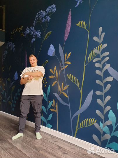 Роспись стен в интерьере (Чукин)