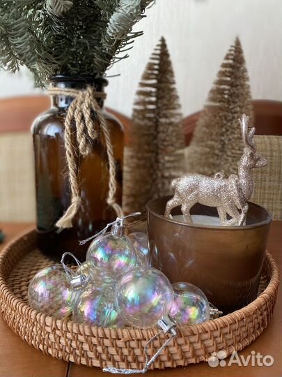 Новогодние украшения шары Хрустальная елка