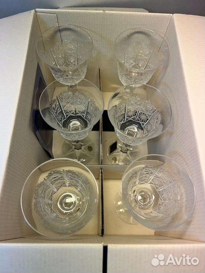 Фужеры хрусталь Чехия