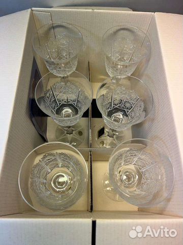 Фужеры хрусталь Чехия