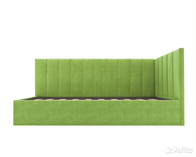 Кровать угловая Омер-500xy односпальная с матрасом