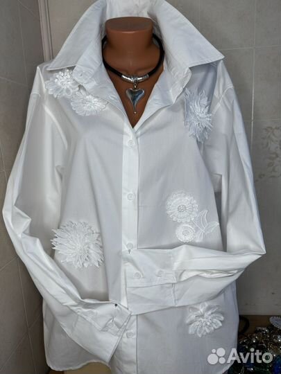 Рубашка стильная И нарядная 46-52