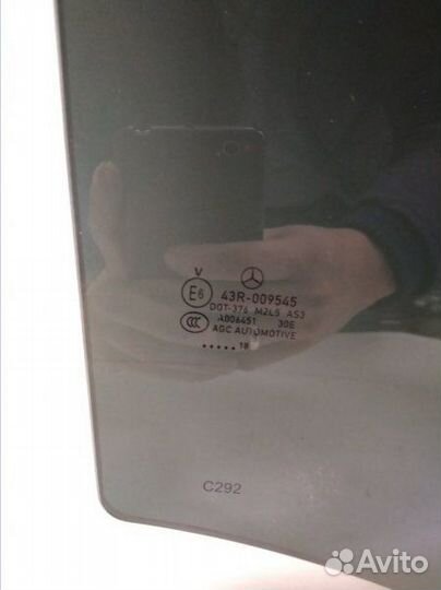 Стекло двери заднее правое Mercedes-Benz Gle Coupe