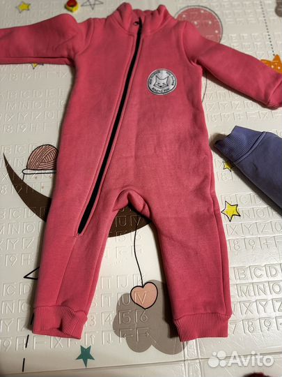 Комбинезон с начесом 68-74