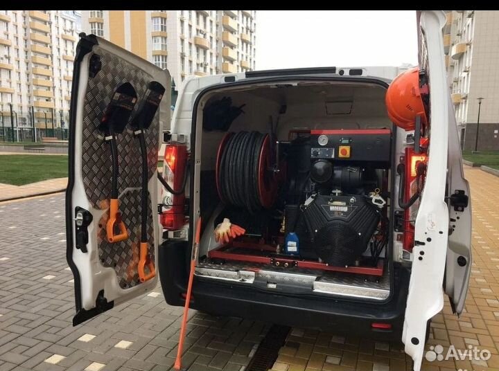 Прочистка канализации, устранение засоров 24/7