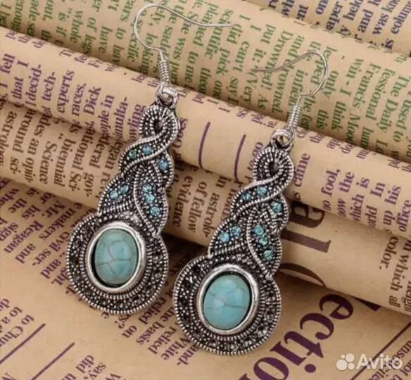 Комплект кулон и серьги