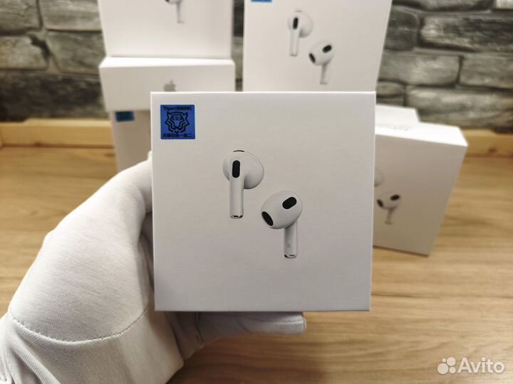 Наушники Airpods 3 premium чип айроха+чехол
