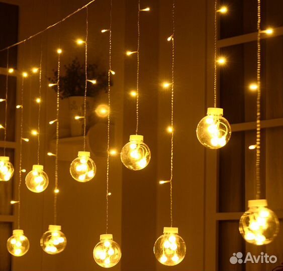 Гирлянда штора