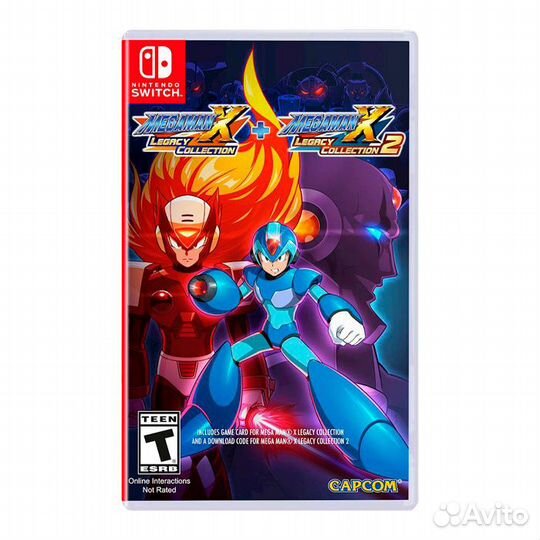 Mega Man X Legacy Collection 1 + 2 Switch, английская версия