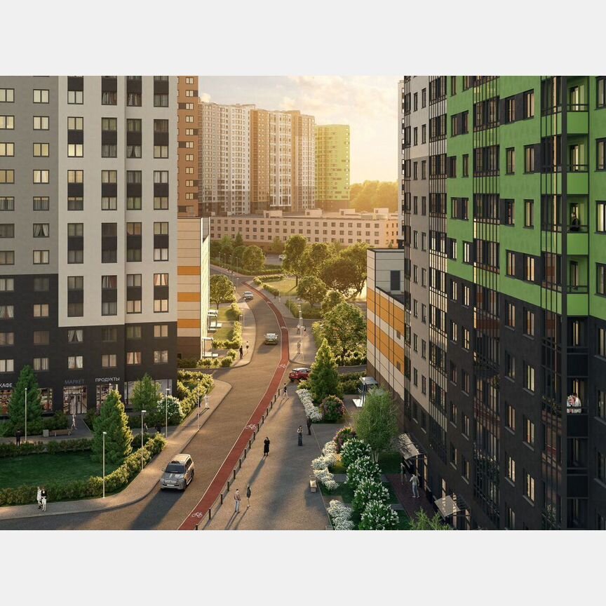 2-к. квартира, 55,3 м², 19/21 эт.