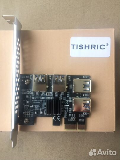 Разветвитель pci-e на 4 карты