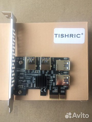 Разветвитель pci-e на 4 карты