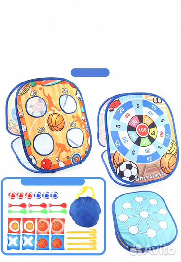 Набор для подвижных игр ловкость и меткость 3в1