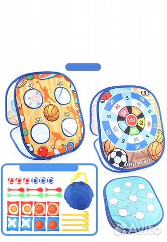 Набор для подвижных игр ловкость и меткость 3в1