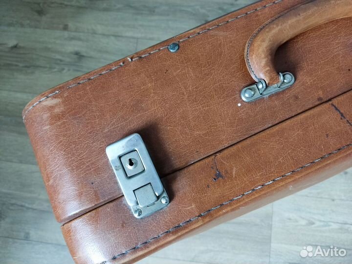 Кожаный чемодан СССР