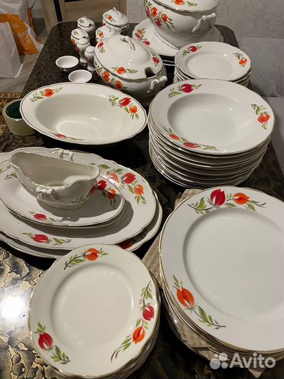 Столовый сервиз СССР Коростень