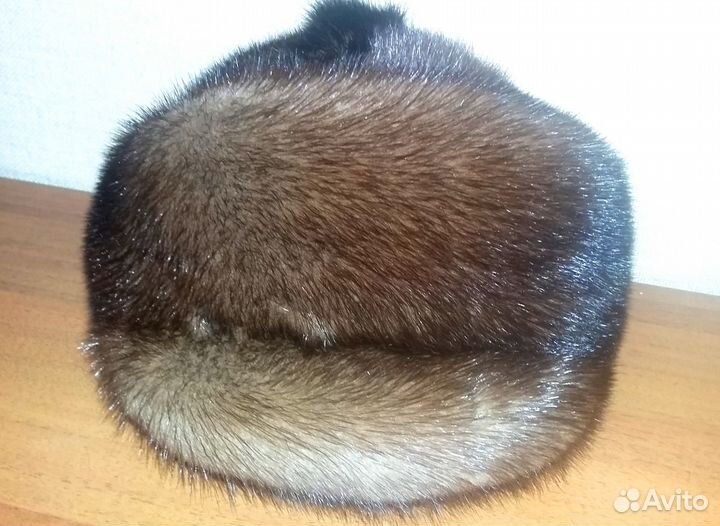 Норковая шапка кепи