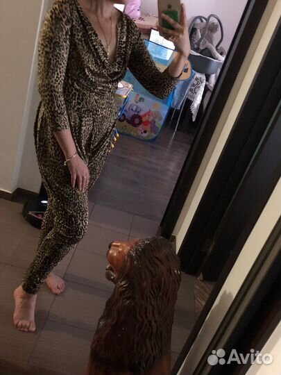 Комбинезон леопардовый