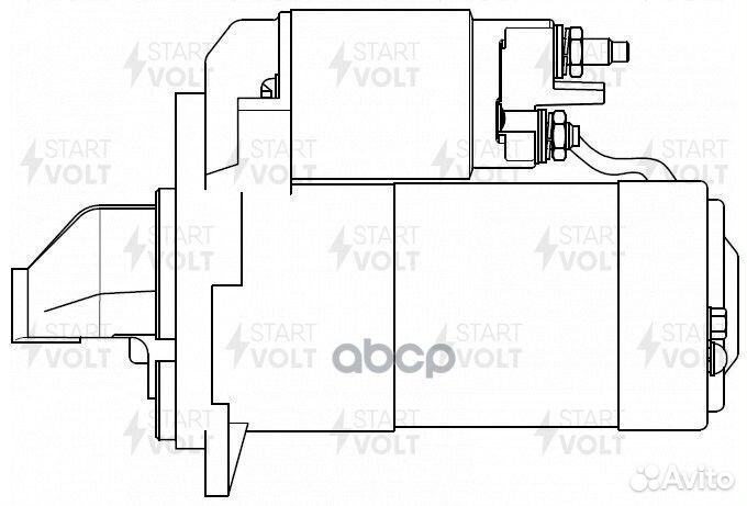 LST 1419 Стартер Nissan X-Trail T31 (07) 2.0dC