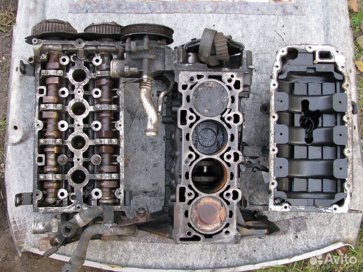 Opel блок цилиндров головка гбц картер 2007
