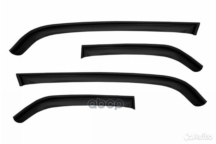 Дефлектор окон (накладной скотч 3М) 4 шт. renau