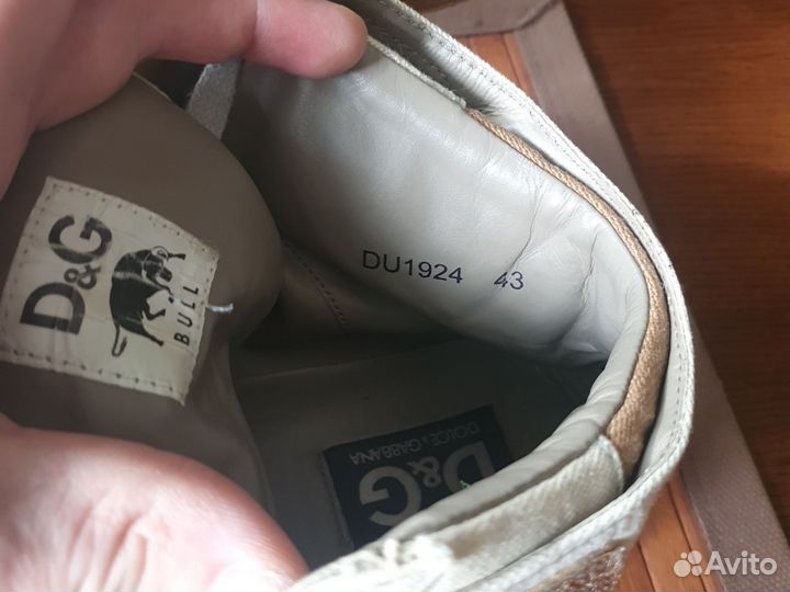 Кеды мужские дольче габбана бу