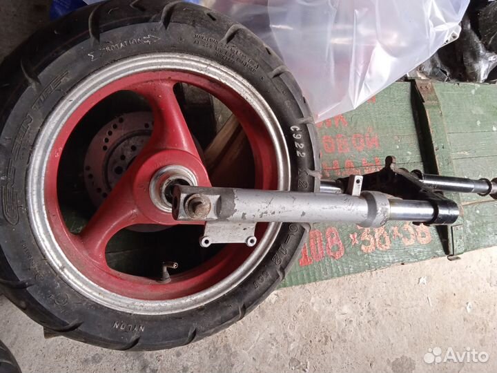 Колёса для скутера R12 в сборе