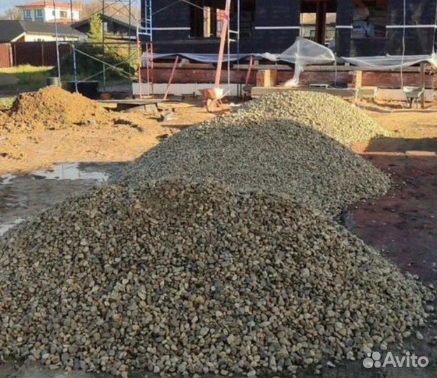 Щебень гравийный, Гравий