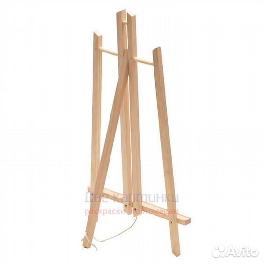 Коробка 48 шт.: Мольберт Две картинки настольный