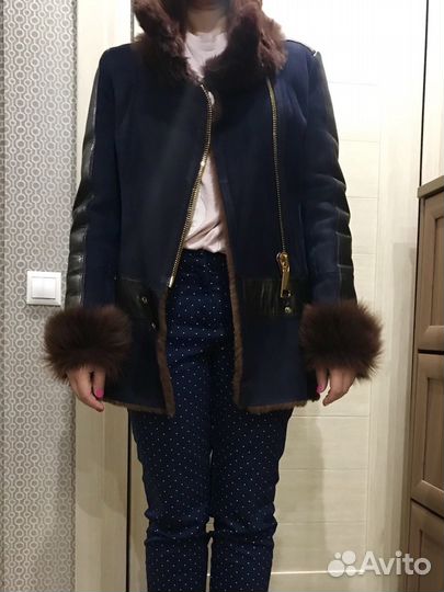Натуральная новая дубленка