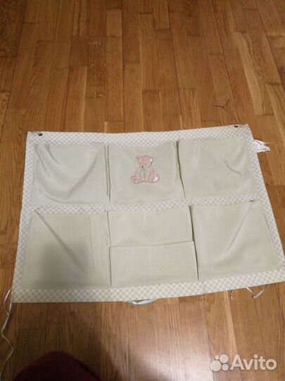 Органайзер (кармашки) для детской кроватки