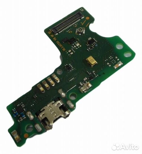 Шлейф Honor 8A (плата) + разъем зарядки + микрофон