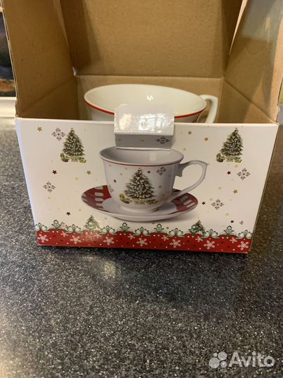 Чайная пара (набор) в подарочной коробке