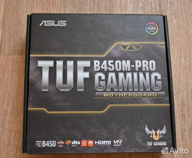 Материнская плата asus TUF gaming B450M-PRO