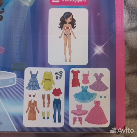 Магнитная кукла с одеждой 2 набора