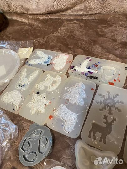 Молды для эпоксидной смолы силиконовые формы