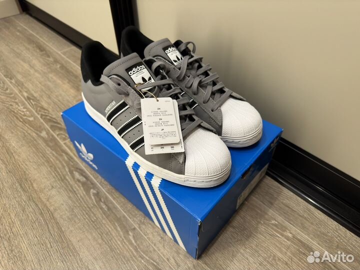 Adidas superstar оригинал новые серые