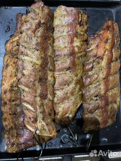 Ребра свинные горячего копчения