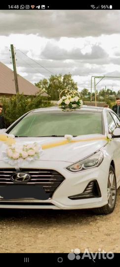 Свадебные украшения на машину