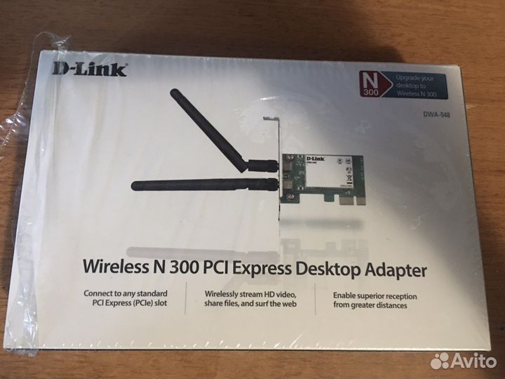 Wifi адаптер сетевая карта pci-e d-link dwa 548