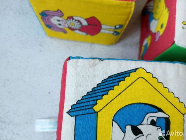 Мягкие кубики большие