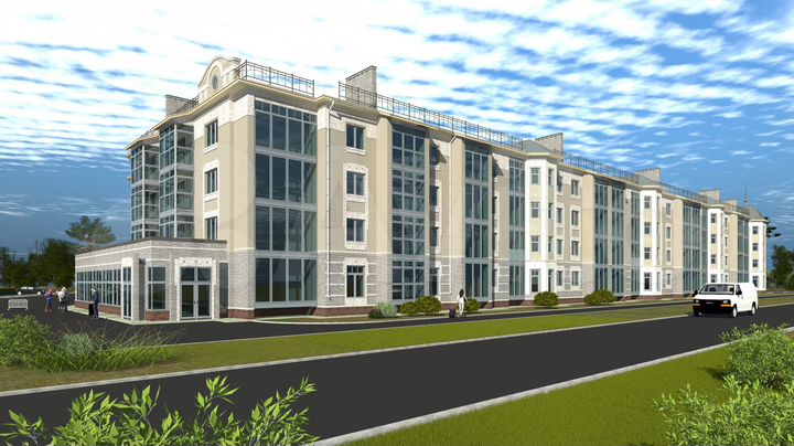 2-к. квартира, 56,7 м², 2/4 эт.