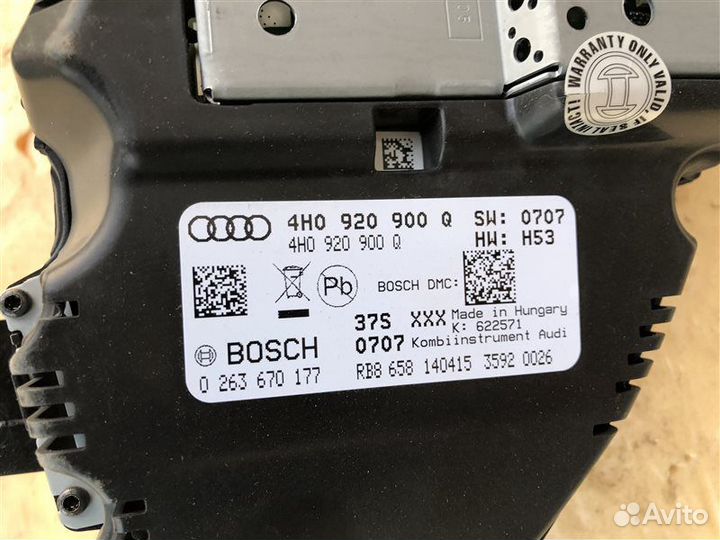 Щиток приборов Audi A8 D4