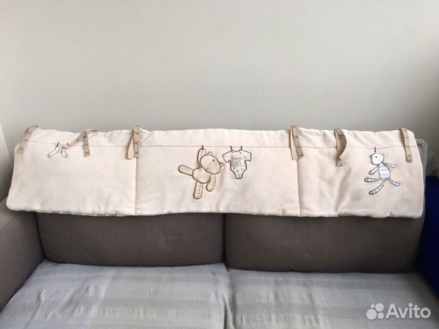 Бампер в кроватку mothercare